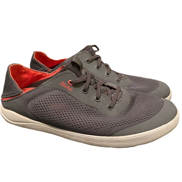 OluKai Other - Olukai Moku Pae Charcoal Slip Ons Size 9